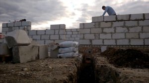 ВЛОГ/Гараж из блоков.Старый Оскол.Траншея под коммуникации