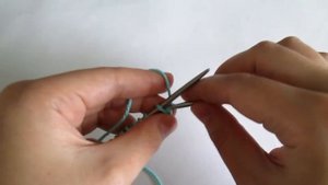 Как вязать классические изнаночные и лицевые петли