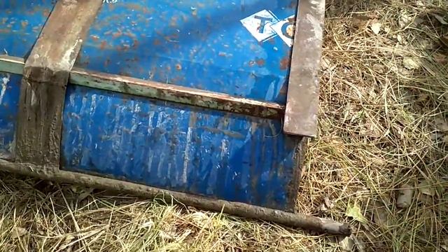 удобное карыто для замески цемента из двухсот литровой железной бочки своими руками