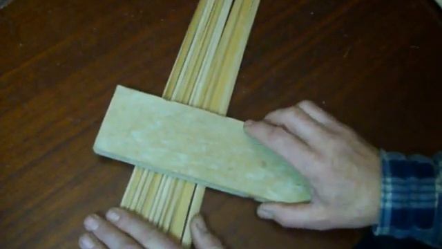Комнатные тапочки из рогоза Часть 1