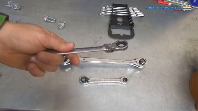 Сравнение универсальных ключей Gross (Stanley) и Shtok. Ключи с трещёткой смотреть онлайн