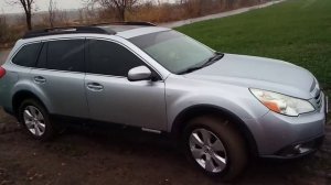 Субару Аутбэк 2012 BR по болоту в горку / Subaru Outback 2012 BR through the swamp