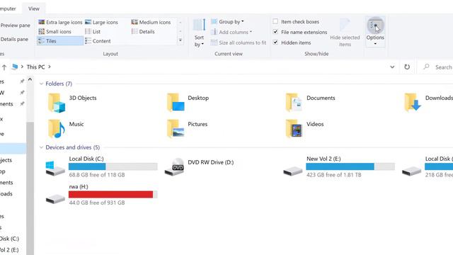 Change Windows 10 File Explorer Home page - Opens to This PC instead of recent / Quick Access смотреть онлайн