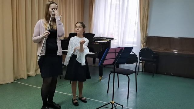 Открытый урок преп. ДШИ по классу флейты Гринь Юлии Сергеевны. ДПОП "Духовые инструменты. Флейта."