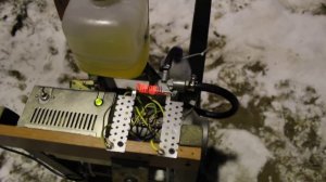 Тест отопителя ШААЗ-015  (печка от автомобиля "Запорожец")