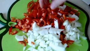 Печень куриная жареная с луком и перцем. Очень вкусно./Ciğer kavurma nasıl yapılır