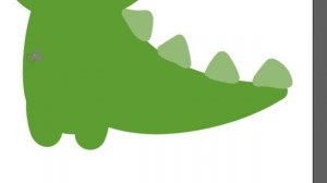 Рисуем динозавра часть 7