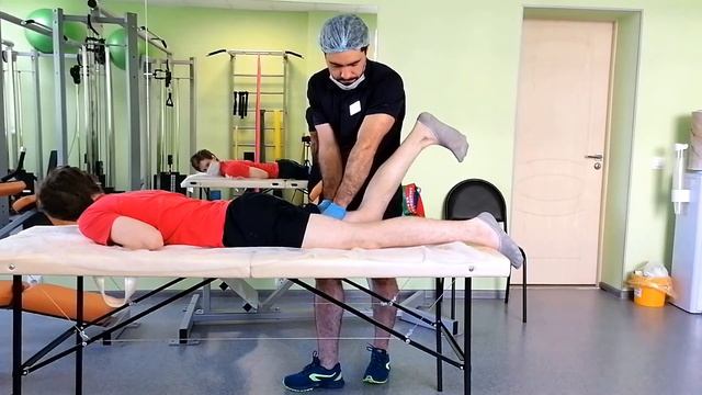 Случай после пластики задней крестообразной связки колена.