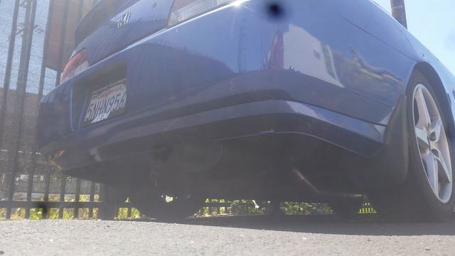 Honda Prelude 2001 - Vibrant Flat Black Muffler смотреть онлайн