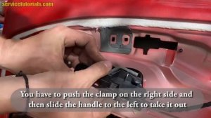 How to Remove / Replace Actuator Front Door Lock Module on Fiat Albea, Siena, Palio in 10 easy step