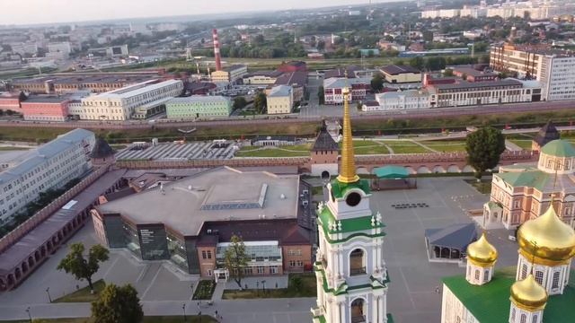 Тула. Кремль. Тула с высоты птичьего полета