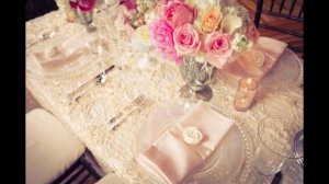 Оформление свадебного стола своими руками