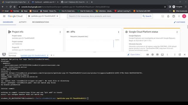 Google Kubernetes Engine Pipeline using Cloud Build #GSP1077 || #arcade #googlecloud #goodies смотреть онлайн