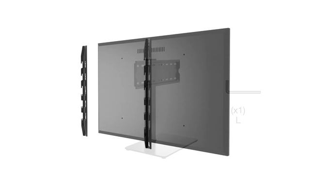 Installation of STM-44NT adjustable TV table mount смотреть онлайн