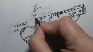 Рисуем СОЛДАТА / SOLDIER / Как нарисовать СОЛДАТА / GasiM_ArT