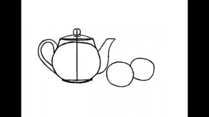 Графический натюрморт. Видеоматериал к уроку для детей 8-9 лет.