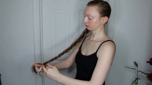 Hair Brushing & Oiling for Relaxation