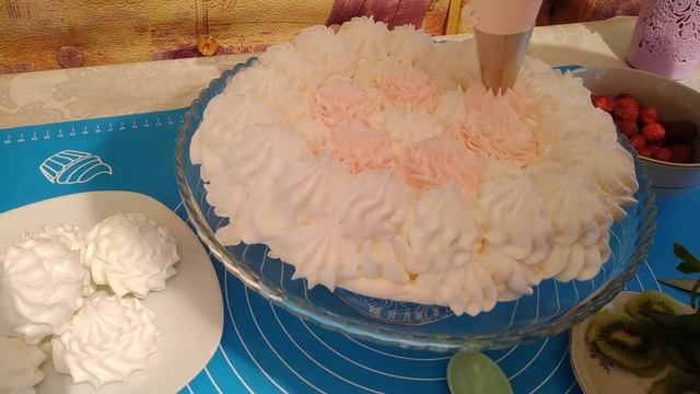 ДЕСЕРТ "ПАВЛОВА"/ПОЛУЧИТСЯ У ВСЕХ/КАК ПРИГОТОВИТЬDESSERT PAVLOVA/@ВКУСНАЯ КУХНЯ. АЛЛА КОРБУТ