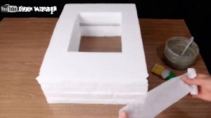 Самодельный фонтан из Пенопласта