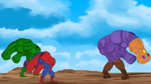 If Evolution of Spider-Man is RADIOACTIVE vs Color Team HULK: Ranked From Weakest To Strongest [HD]