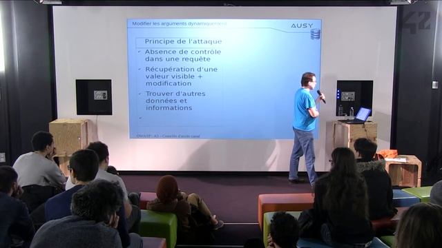 CONF@42 - Ausy - La sécurité aux cœurs des projets web смотреть онлайн