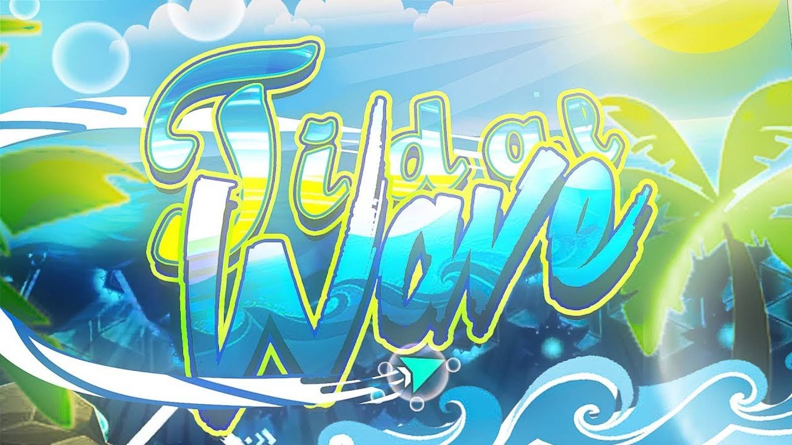 TOP 3 - 'Tidal Wave' by OniLink Geometry Dash [Showcase]