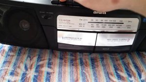 Двухкассетный магнитофон AIWA CS-W531. Включил таки.