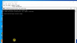 How to install Numpy Module in Python?