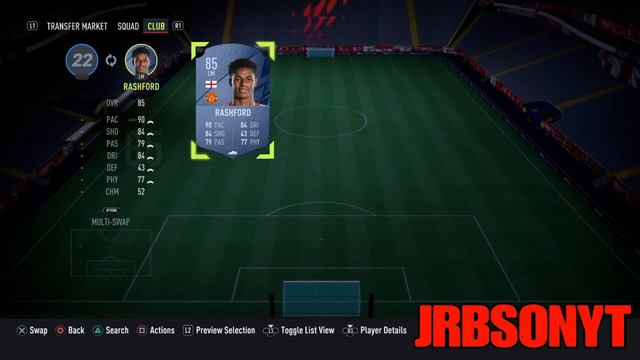 INSANE 250K HYBRID SQUAD BUILDER IN FIFA 22 FT RASHFORD BOATENG  HAKIMI