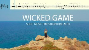 Syntheticsax - Wicked Game (Saxophone Cover Version & Sheet Music For Sax Alto) Tech-Disco House