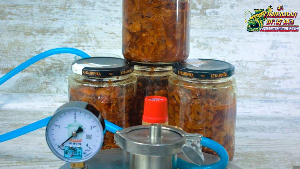 Консервы из рыбы, ЖАРЕНЫЙ САЗАН С КАПУСТОЙ, рецепты консервов в автоклаве. Домашний заготовщик.