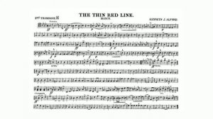 The Thin Red Line March (Kenneth J. Alford) - 3rd Trombone