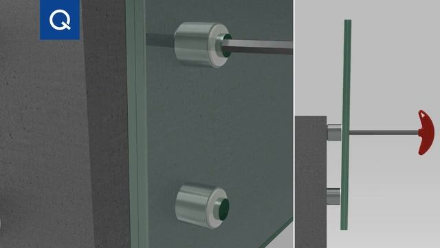 Easy Glass® MOD 0749 Точечное крепление стекла