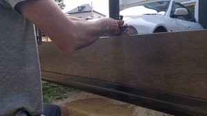 Откатные ворота ОБШИВКА металлом и поликарбонатом. Двусторонняя отделка. Своими руками. DIY