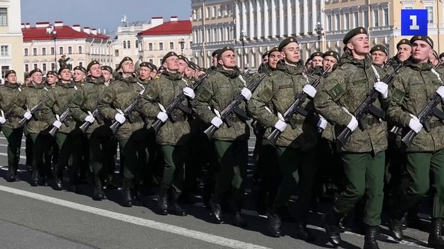В Санкт-Петербурге прошла репетиция Парада Победы