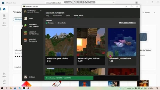 Minecraft Java Edition Dari 1.13 Sampai 1.18 Ada Di Microsoft Store смотреть онлайн