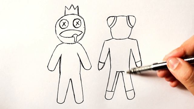 Как нарисовать Радужных Друзей Желтого и Красного смотреть онлайн