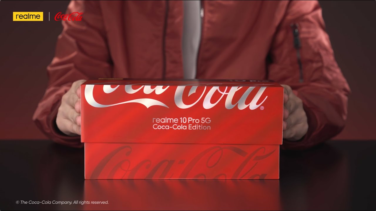 ОФИЦИАЛЬНАЯ АСМР-распаковка Realme 10 Pro 5G Coca-Cola Edition