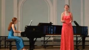 Bach, Magnificat, soprano: Barsukova, piano: Belkova