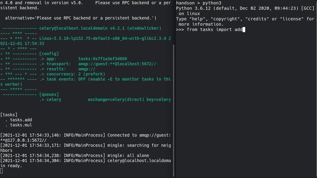Hands-on Python Celery (Part-2): Verify the Task Status on Worker Node