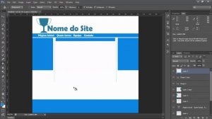 Como criar um layout de site no Photoshop CS6