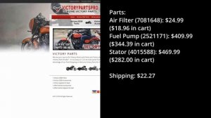 Victory Motorcycles - 2023 OEM and Aftermarket Parts Guide