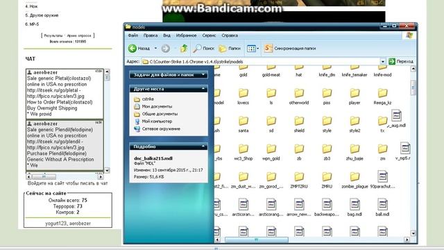 Туториал ''Как скачать модели оружия и игроков для кс 1.6'' смотреть онлайн