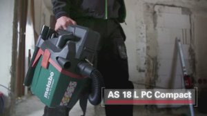 METABO AS 18 L PC COMPACT - УНИВЕРСАЛЬНЫЙ АККУМУЛЯТОРНЫЙ ПЫЛЕСОС