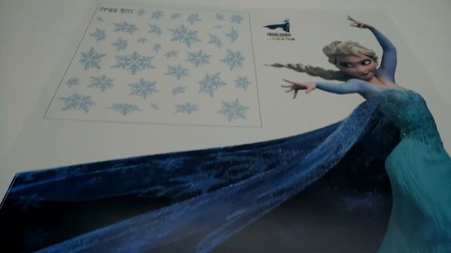 Обзор наклейки Холодное сердце Frozen Эльза 3D смотреть онлайн