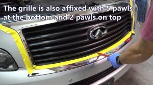 HOW TO REMOVE INFINITI QX80 FRONT GRILLE