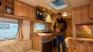 Компактный английский караван Bailey Orion 430-4 2011 года, собранный по системе Alu-Tech Bodyshell