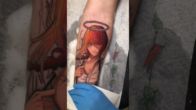 #tattoo #anime #animetattoo #lviv #аніме #shainsawman #makima #макіма #людинабензопила #аниме  #тат