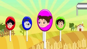Chimpoo Simpoo Lollipops Finger Family Song Nursery Rhymes   Colors Learn