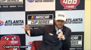 NASCAR at Atlanta, Feb. 2024: Matt Swiderski, Justin Marks post race